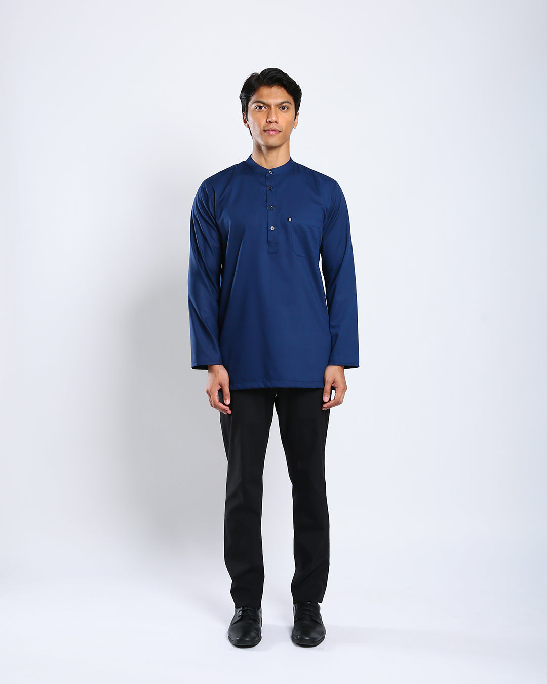 Sultan Baju Melayu Top Adults - NAVY