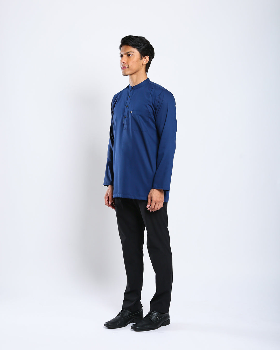 Sultan Baju Melayu Top Adults - NAVY