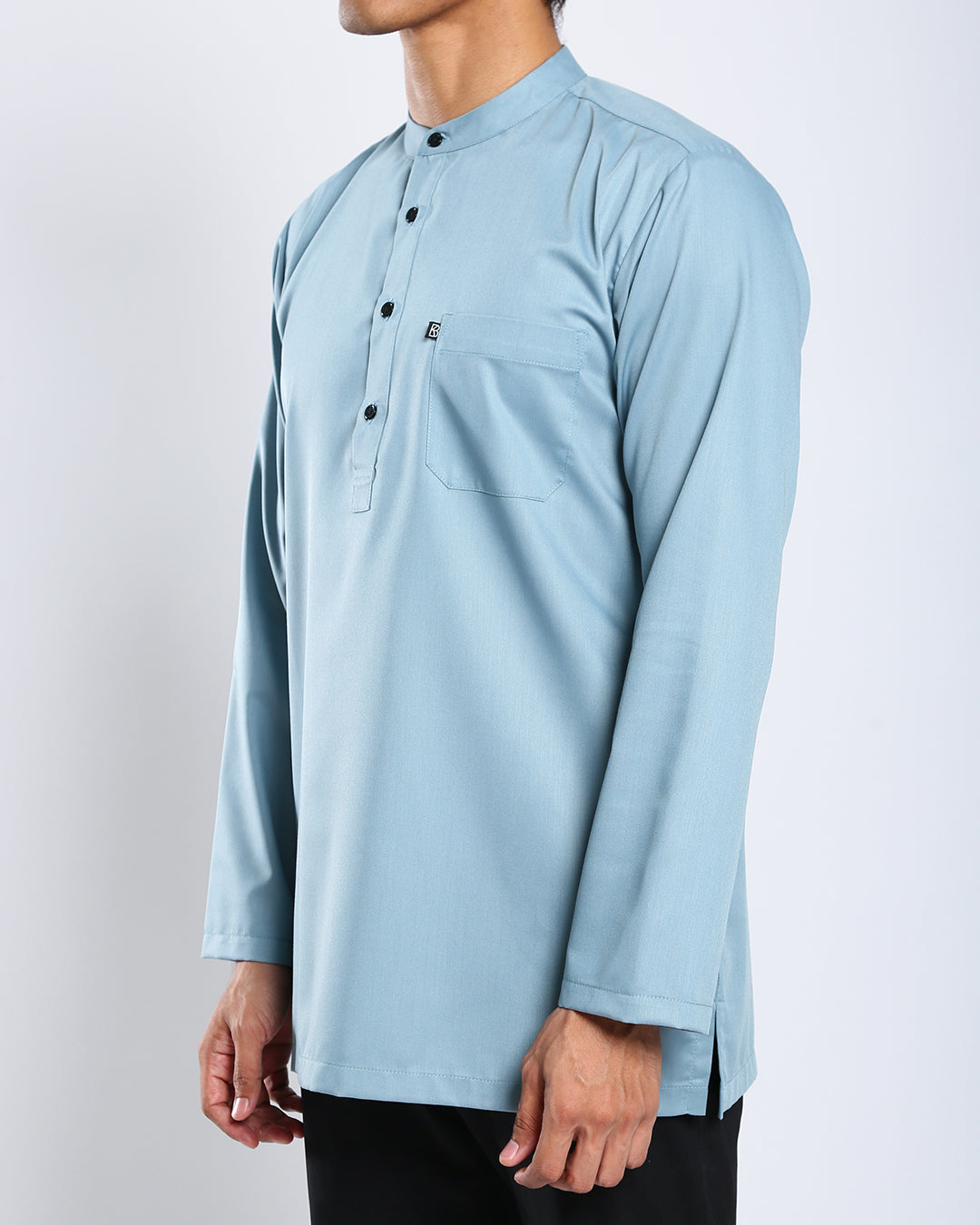 Sultan Baju Melayu Top Adults - DENIM