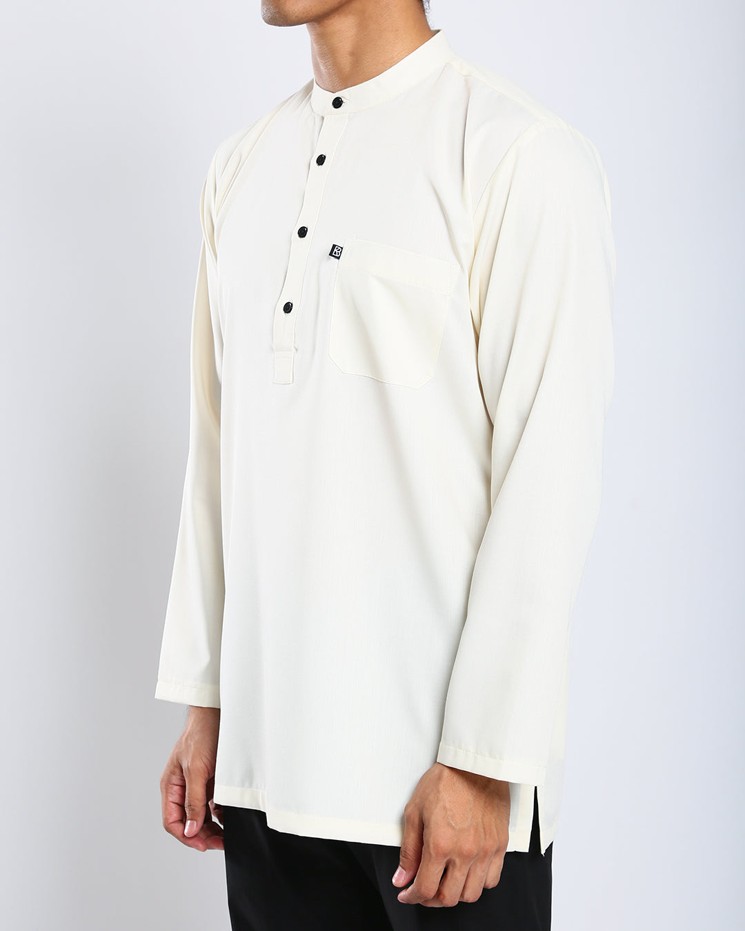 Sultan Baju Melayu Top Adults - CREAM