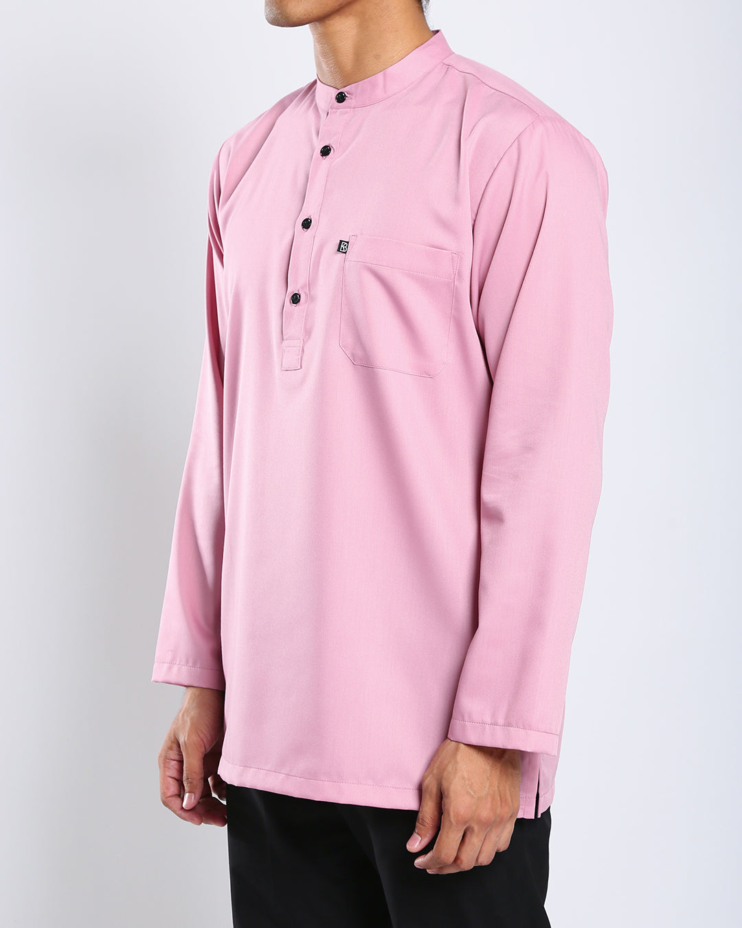 Sultan Baju Melayu Top Adults - DUSTY PINK