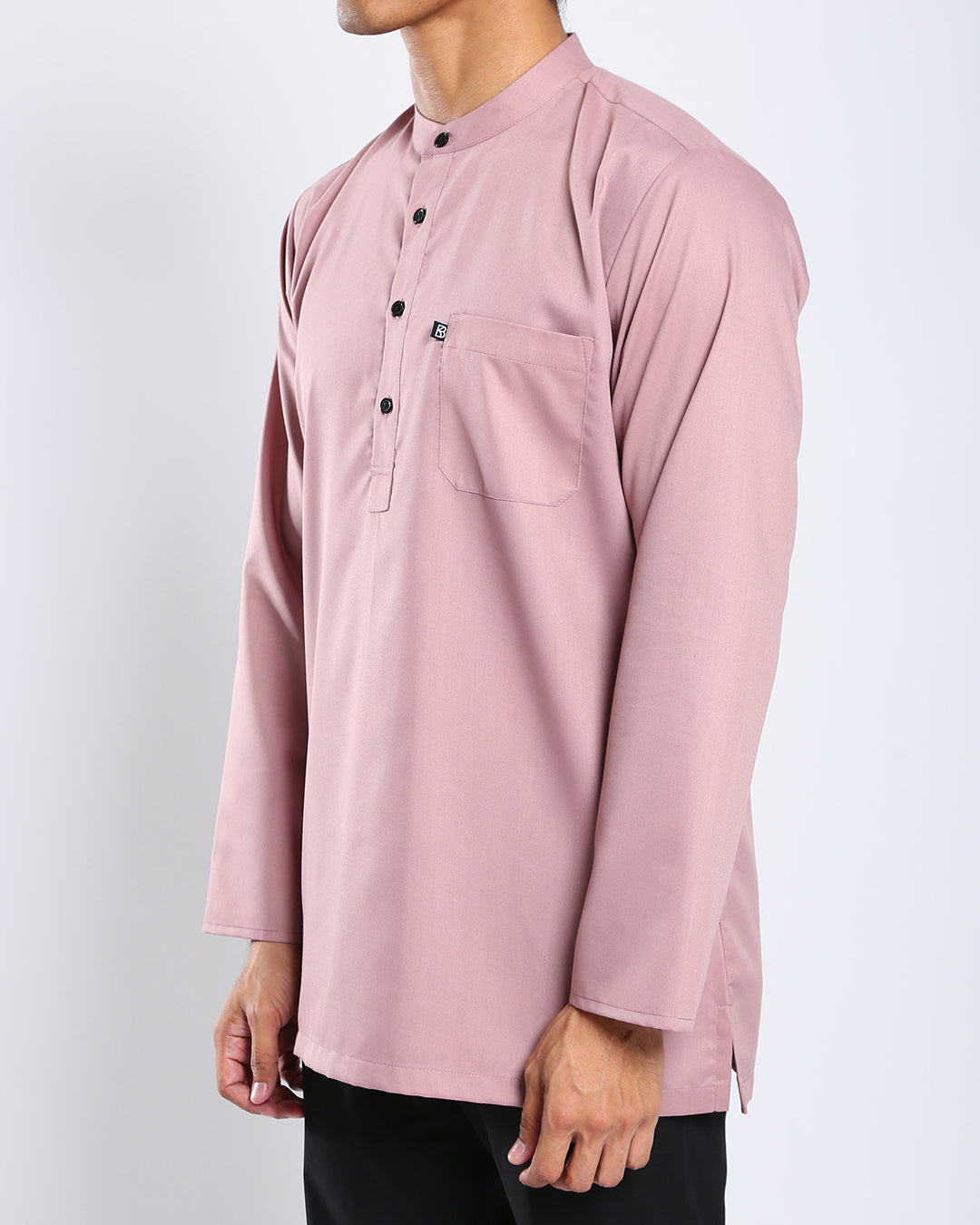 Sultan Baju Melayu Top Adults - DUSTY PURPLE