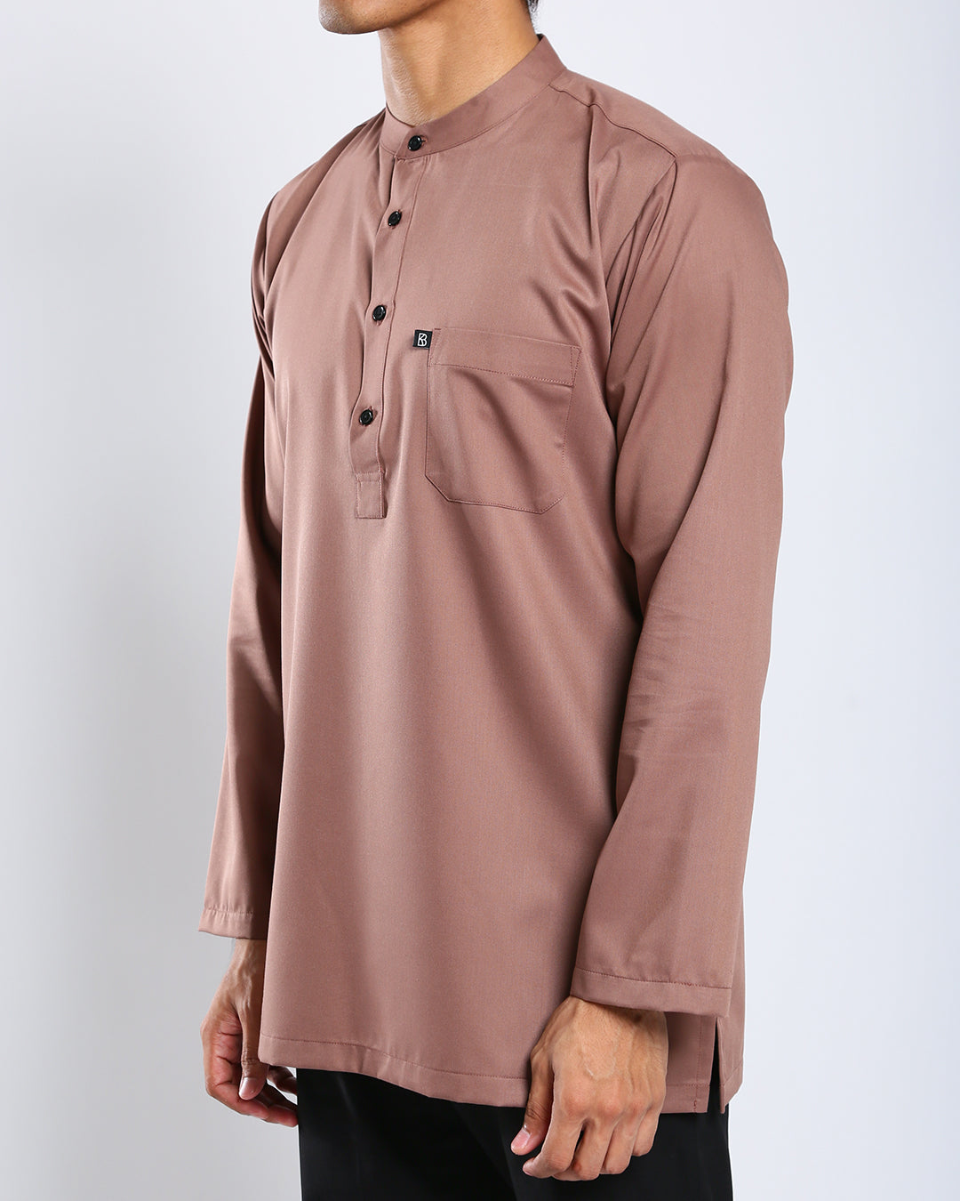 Sultan Baju Melayu Top Adults - BROWN