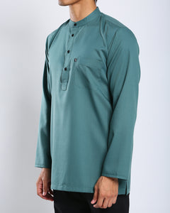 Sultan Baju Melayu Top Adults - TEAL