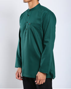 Sultan Baju Melayu Top Adults - EMERALD