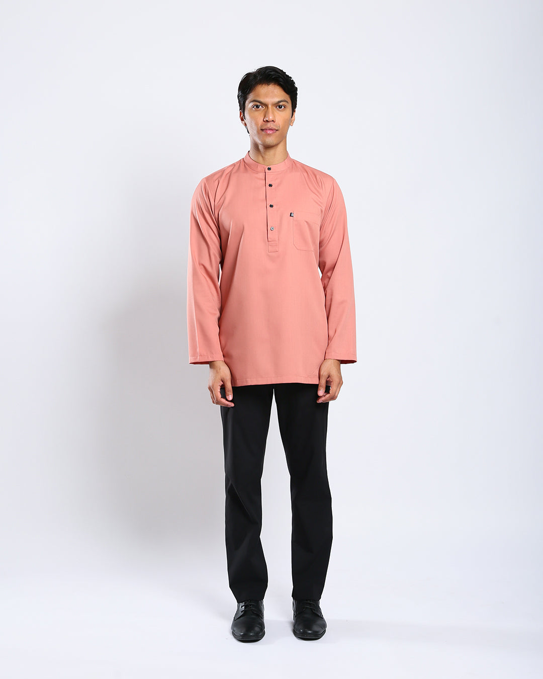 Sultan Baju Melayu Top Adults - PEACH