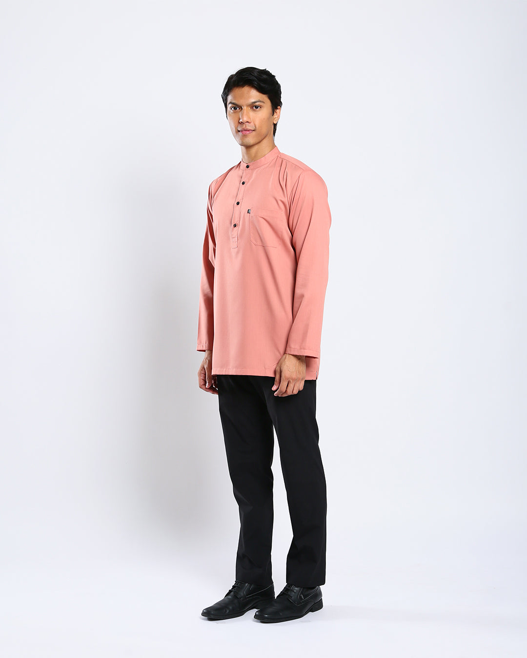 Sultan Baju Melayu Top Adults - PEACH