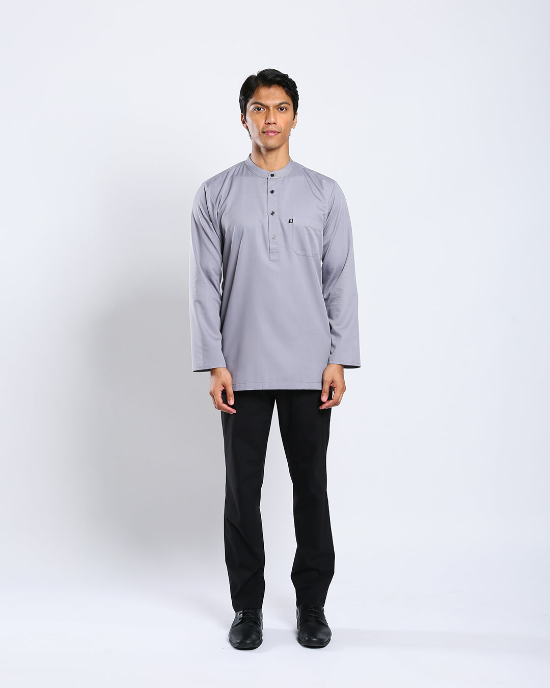 Sultan Baju Melayu Top Adults - SILVER