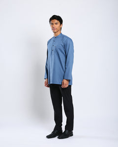 Sultan Baju Melayu Top Adults - TURQUOISE