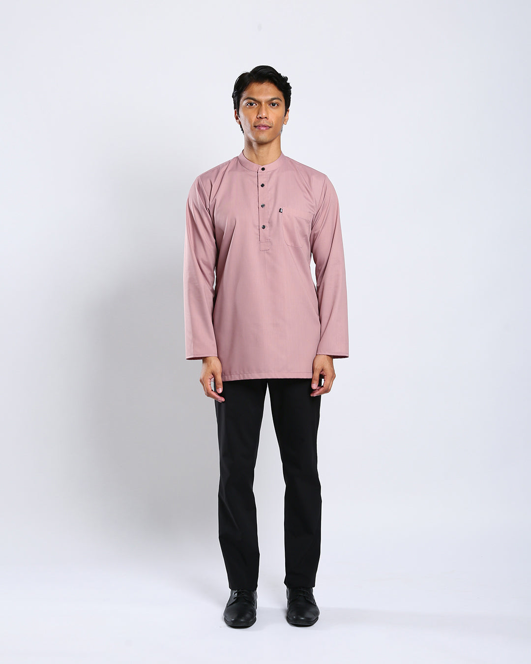 Sultan Baju Melayu Top Adults - DUSTY PURPLE