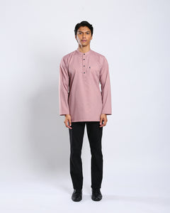 Sultan Baju Melayu Top Adults - DUSTY PURPLE