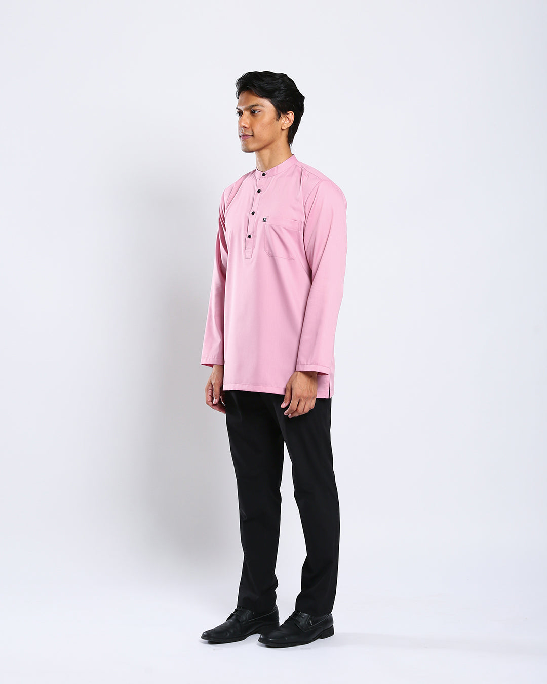 Sultan Baju Melayu Top Adults - DUSTY PINK