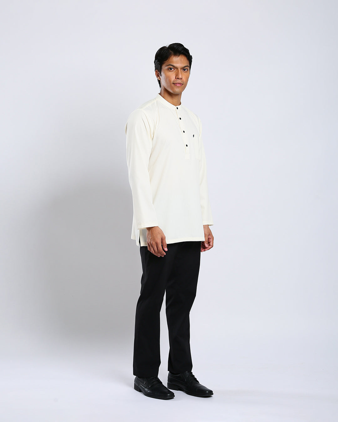 Sultan Baju Melayu Top Adults - CREAM