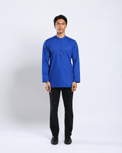 Sultan Baju Melayu Top Adults - ROYAL BLUE