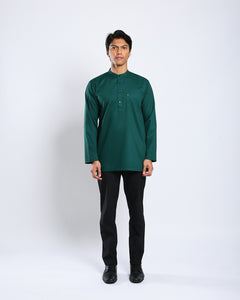 Sultan Baju Melayu Top Adults - EMERALD