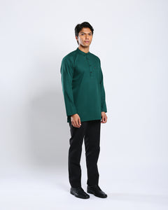 Sultan Baju Melayu Top Adults - EMERALD