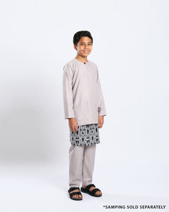 Bangsawan Baju Melayu Set Kids - TAUPE