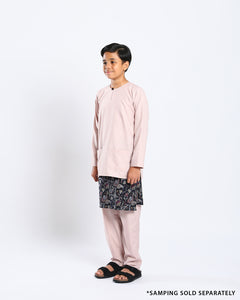 Bangsawan Baju Melayu Set Kids - BEIGE