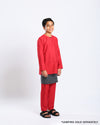 Bangsawan Baju Melayu Set Kids - RED