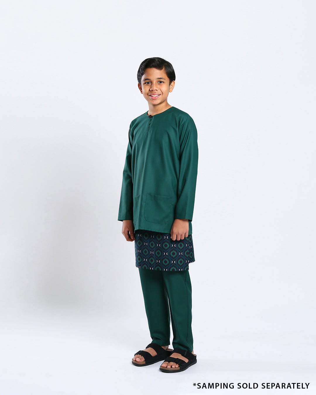 Bangsawan Baju Melayu Set Kids - EMERALD