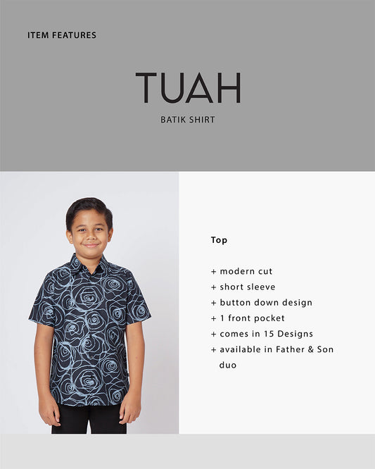 Tuah Batik Shirt Kids - CINTA