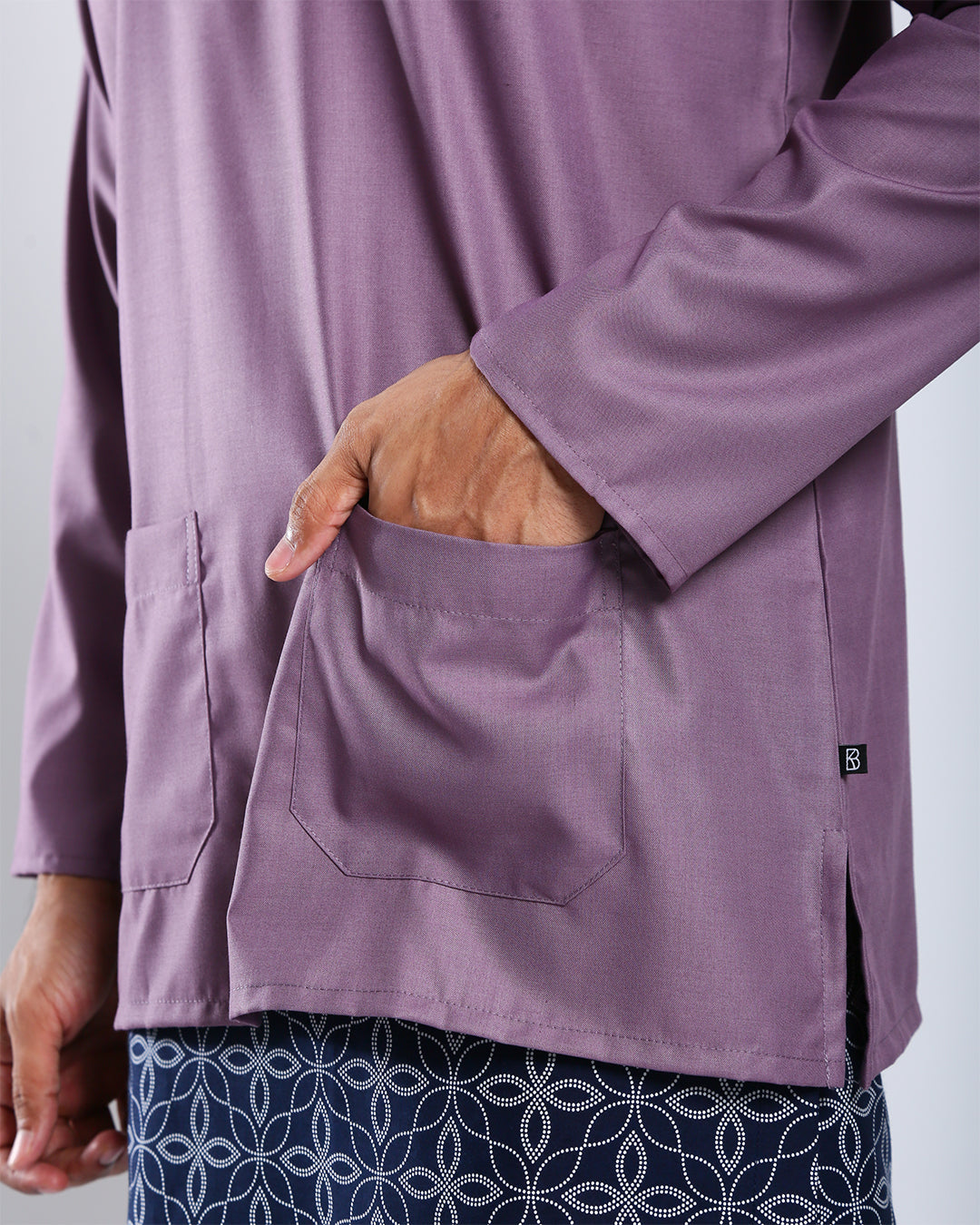 Bangsawan Baju Melayu Set Adults - PURPLE