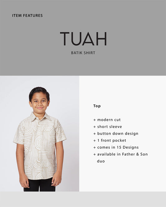 Tuah Batik Shirt Kids - KASIH