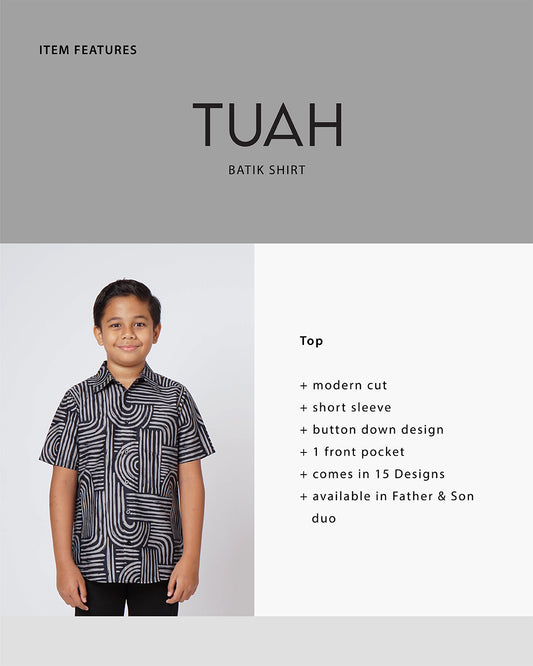 Tuah Batik Shirt Kids - SETIA