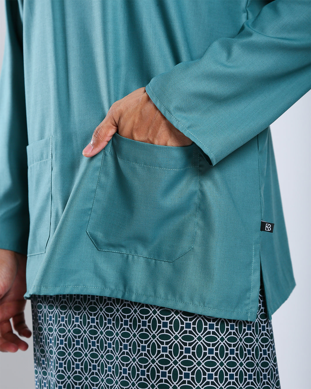 Bangsawan Baju Melayu Set Adults - TEAL