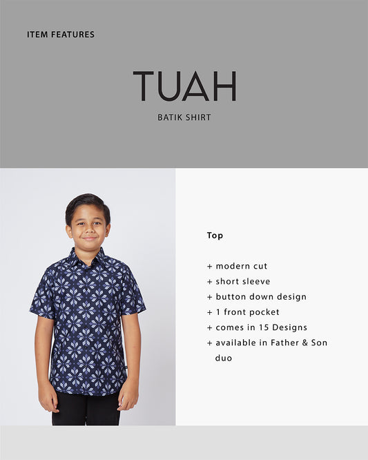 Tuah Batik Shirt Kids - SINAR