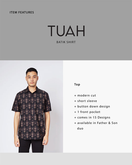Tuah Batik Shirt Adults - WARISAN