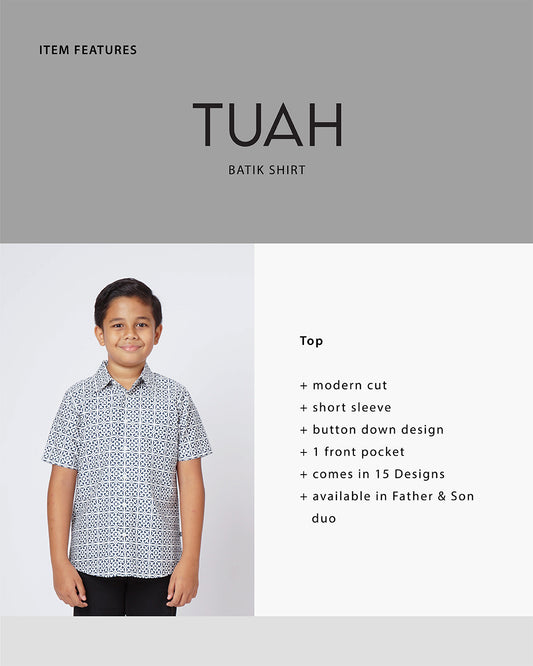 Tuah Batik Shirt Kids - DETIK
