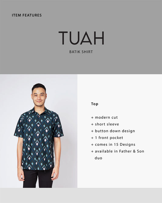 Tuah Batik Shirt Adults - DAMAI