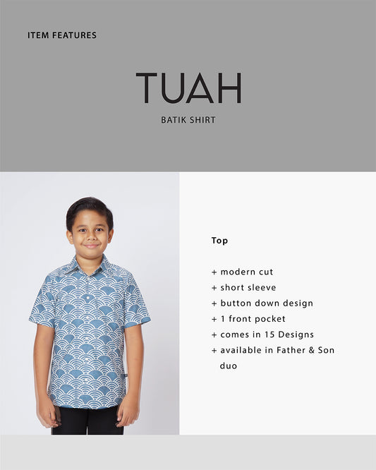 Tuah Batik Shirt Kids - OMBAK