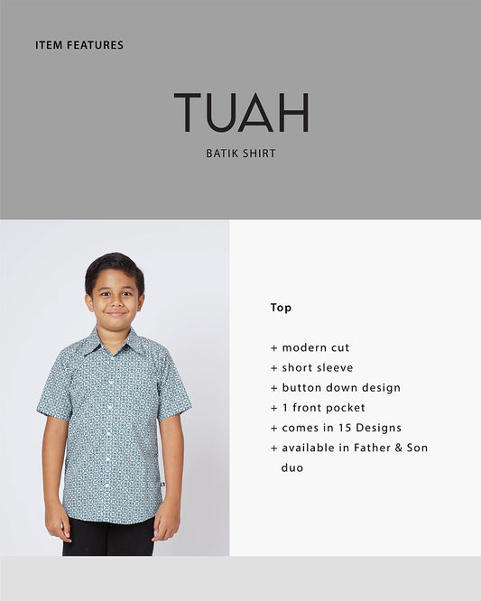 Tuah Batik Shirt Kids - INDAH
