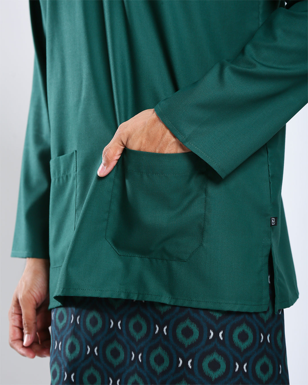 Bangsawan Baju Melayu Set Adults - EMERALD