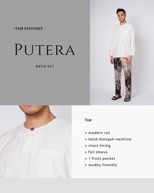 Putera Batik Set Adults - MUAZ