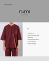 Rumi Oversize Set Adults - MAROON