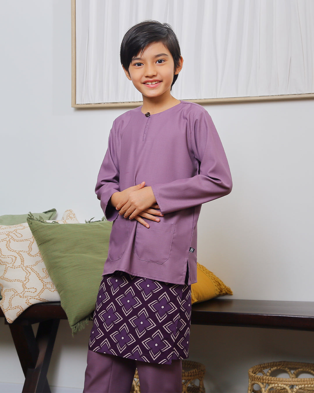 Baju Melayu Teluk Belanga Set Kids