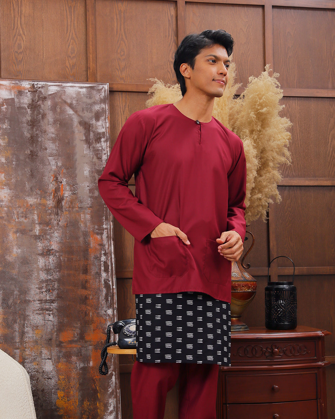 Baju Melayu Teluk Belanga Set Adults