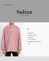 Sultan Baju Melayu Top Kids - DUSTY PURPLE