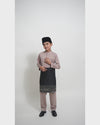 Mahkota Baju Melayu Set FS Kids - TAUPE