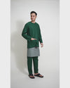 Bangsawan Baju Melayu Set Adults - EMERALD