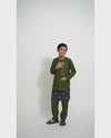Bangsawan Baju Melayu Set Kids - OLIVE