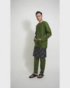 Bangsawan Baju Melayu Set Adults - OLIVE