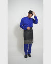 Mahkota Baju Melayu Set FS Adults - ROYAL BLUE