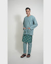 Bangsawan Baju Melayu Set Adults - DENIM