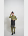 Mahkota Baju Melayu Set FS Kids - OLIVE