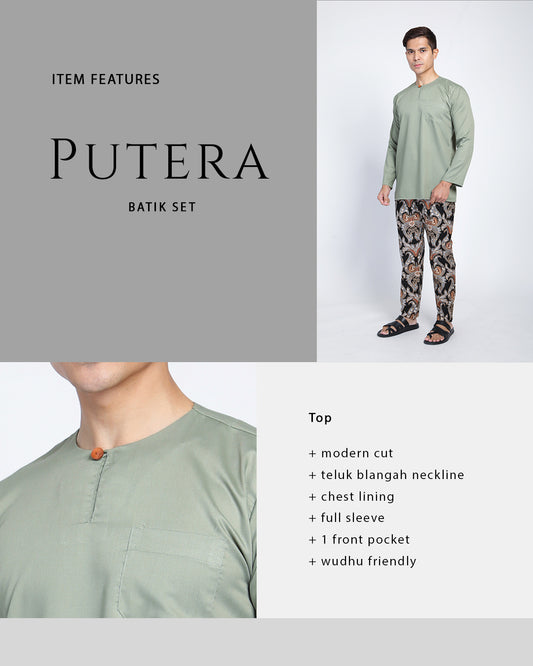 Putera Batik Set Adults - YUSRY