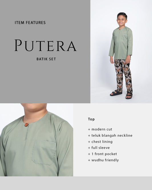 Putera Batik Set Kids - YUSRY